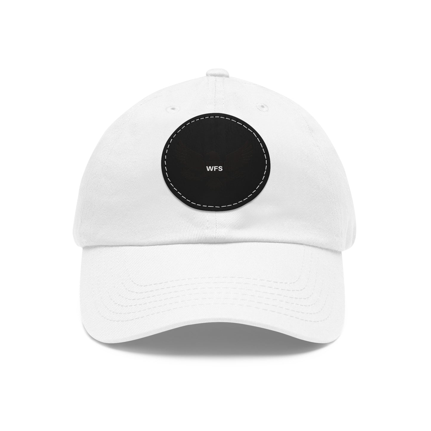 WFS Eagle Dad Hat with Leather Patch (Round)
