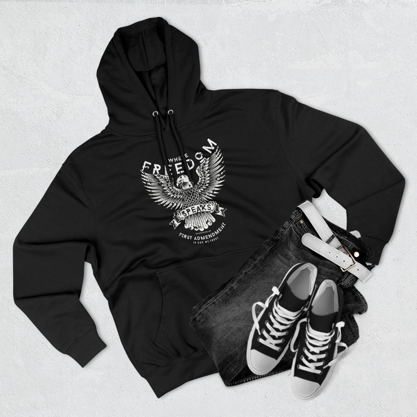 WFS Freedom Eagle Unisex Premium Pullover Hoodie