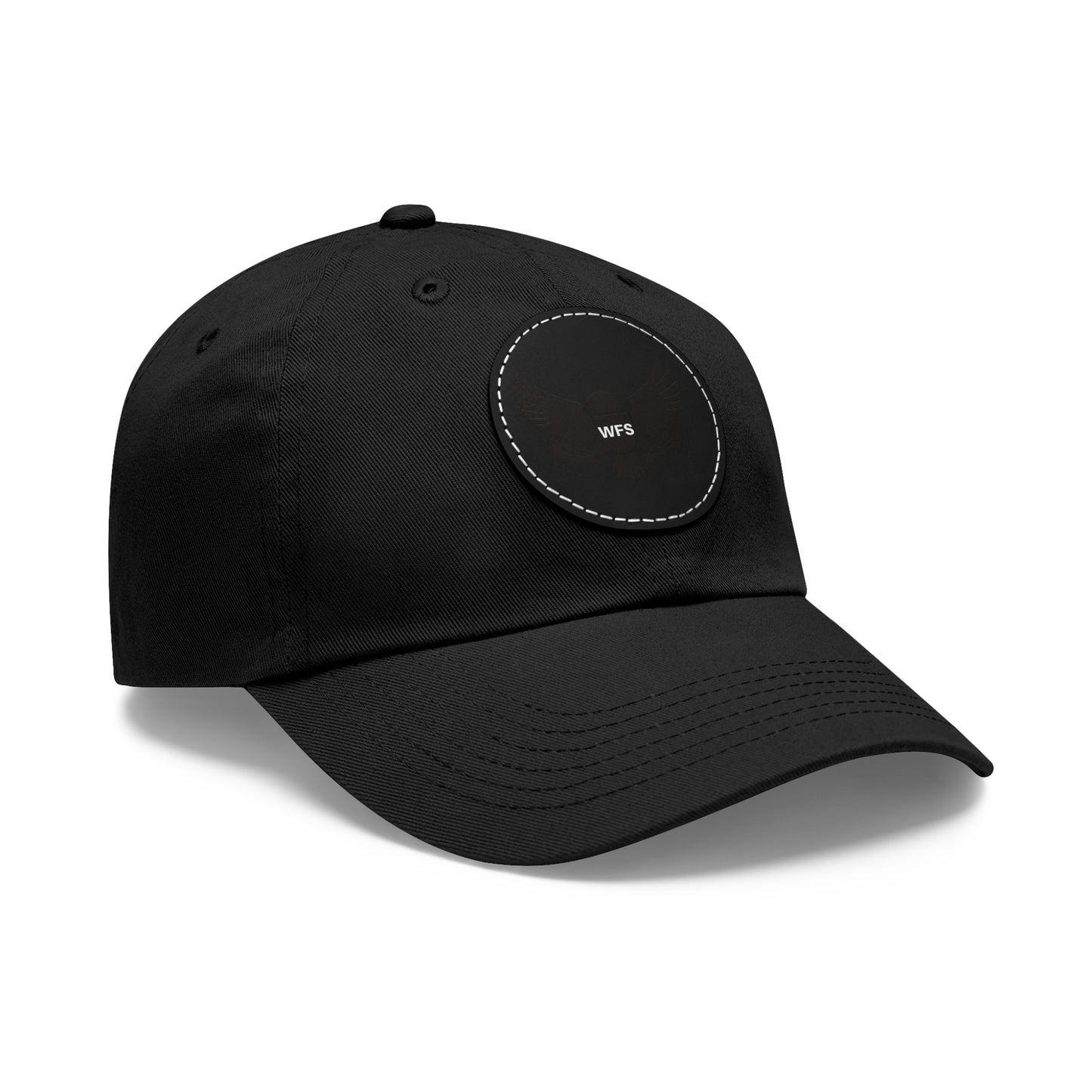 WFS Eagle Dad Hat with Leather Patch (Round)