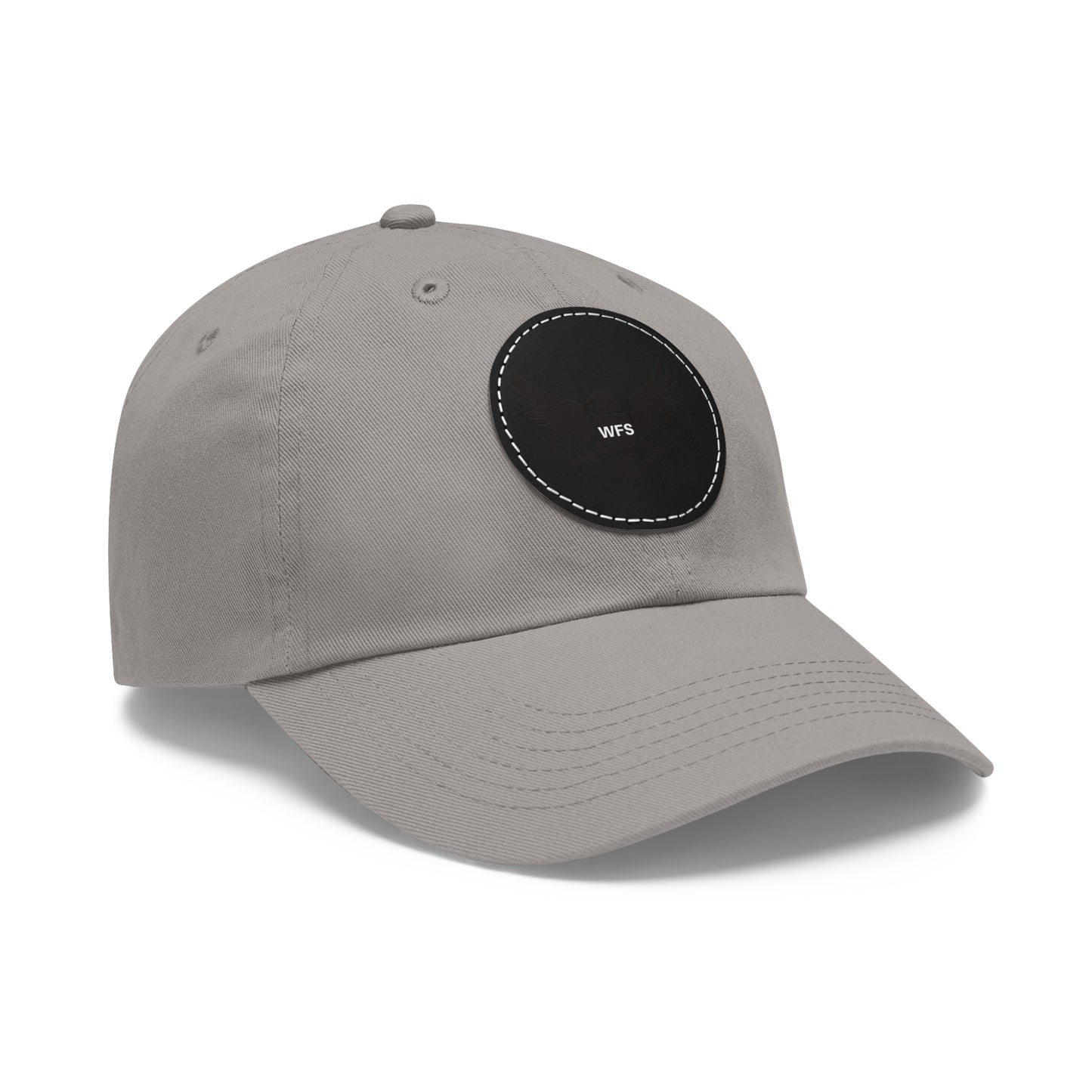 WFS Eagle Dad Hat with Leather Patch (Round)