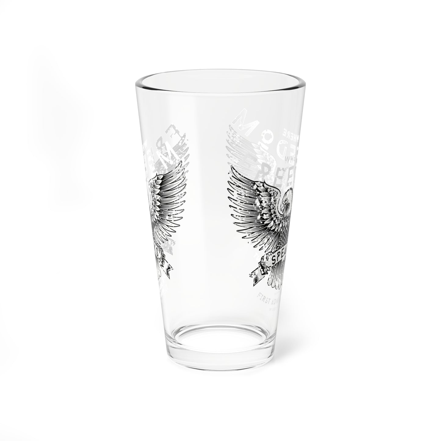 Eagle of Freedom Mixing Glass, 16oz