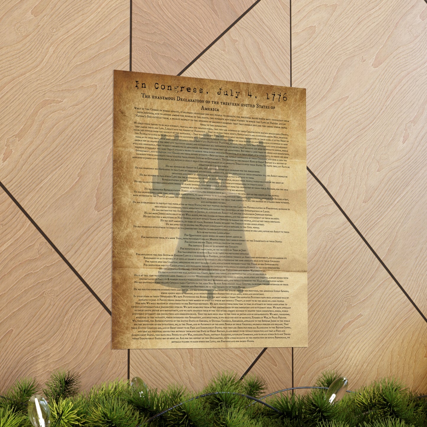 Declaration of Independence: Premium Matte Vertical Posters