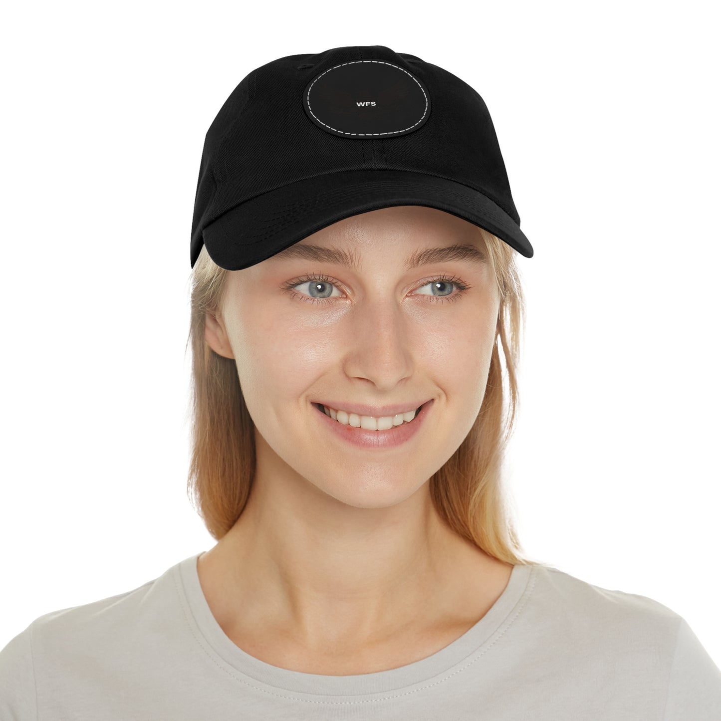 WFS Eagle Dad Hat with Leather Patch (Round)