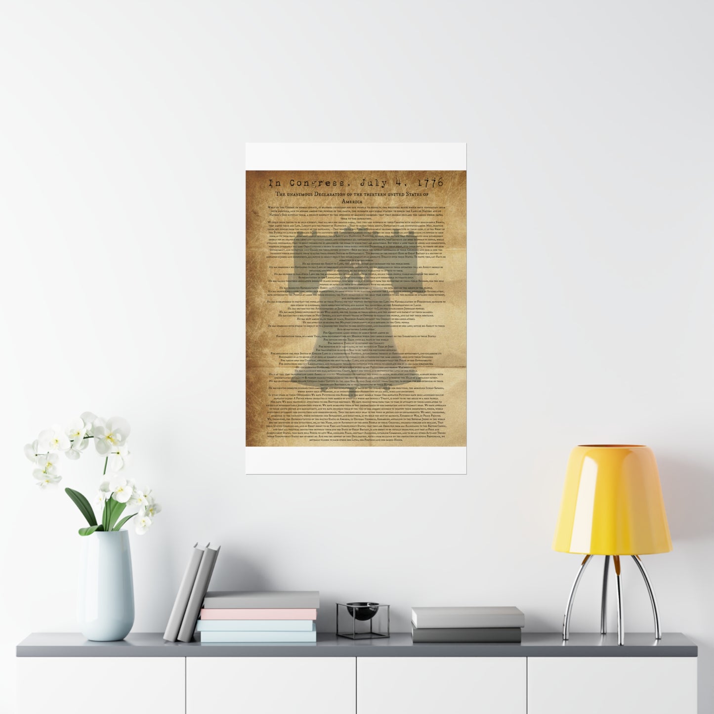 Declaration of Independence: Premium Matte Vertical Posters