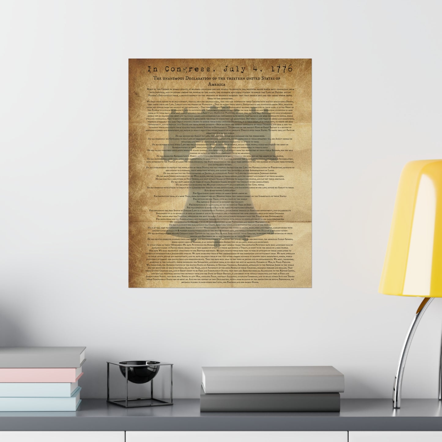 Declaration of Independence: Premium Matte Vertical Posters