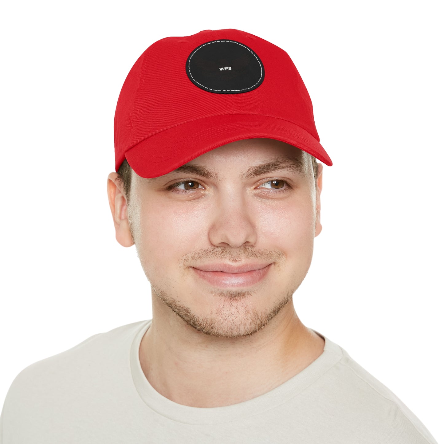 WFS Eagle Dad Hat with Leather Patch (Round)