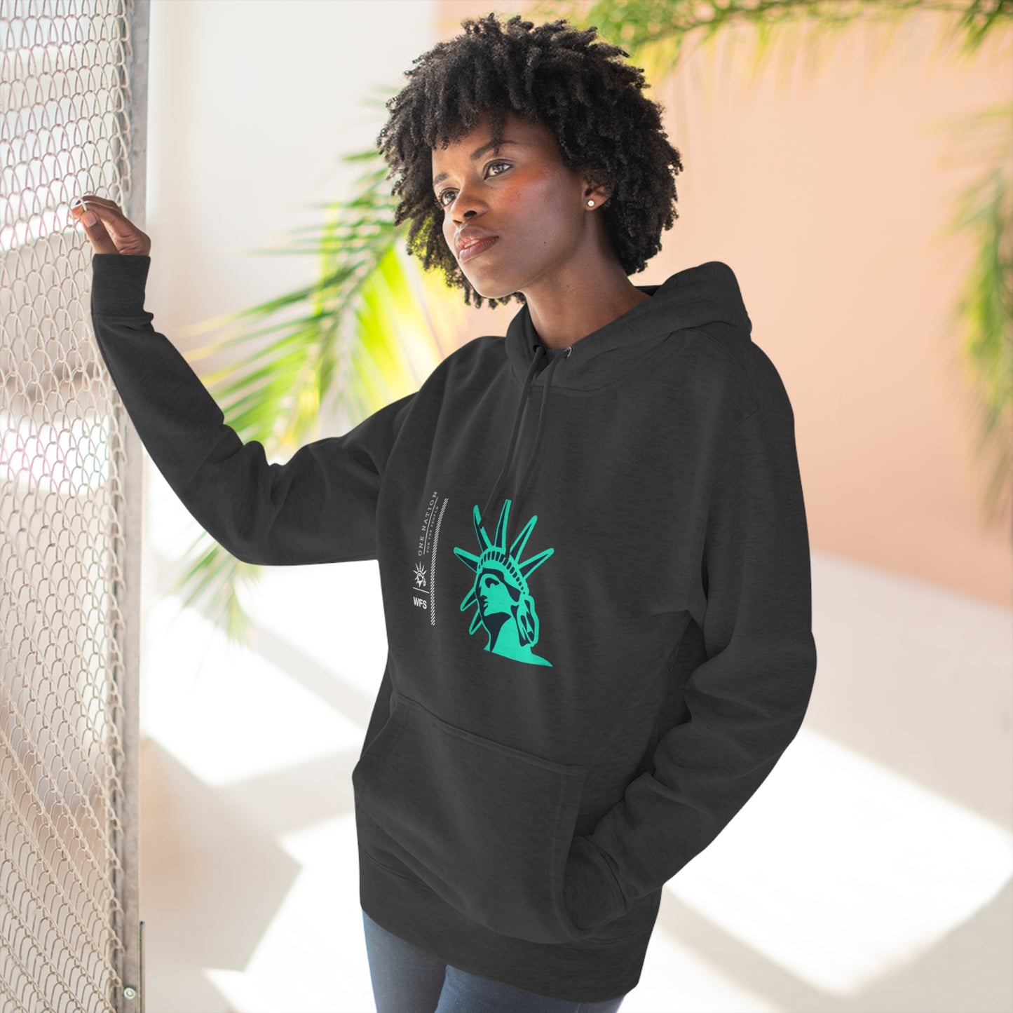 WFS Liberty Stamp Unisex Premium Pullover Hoodie