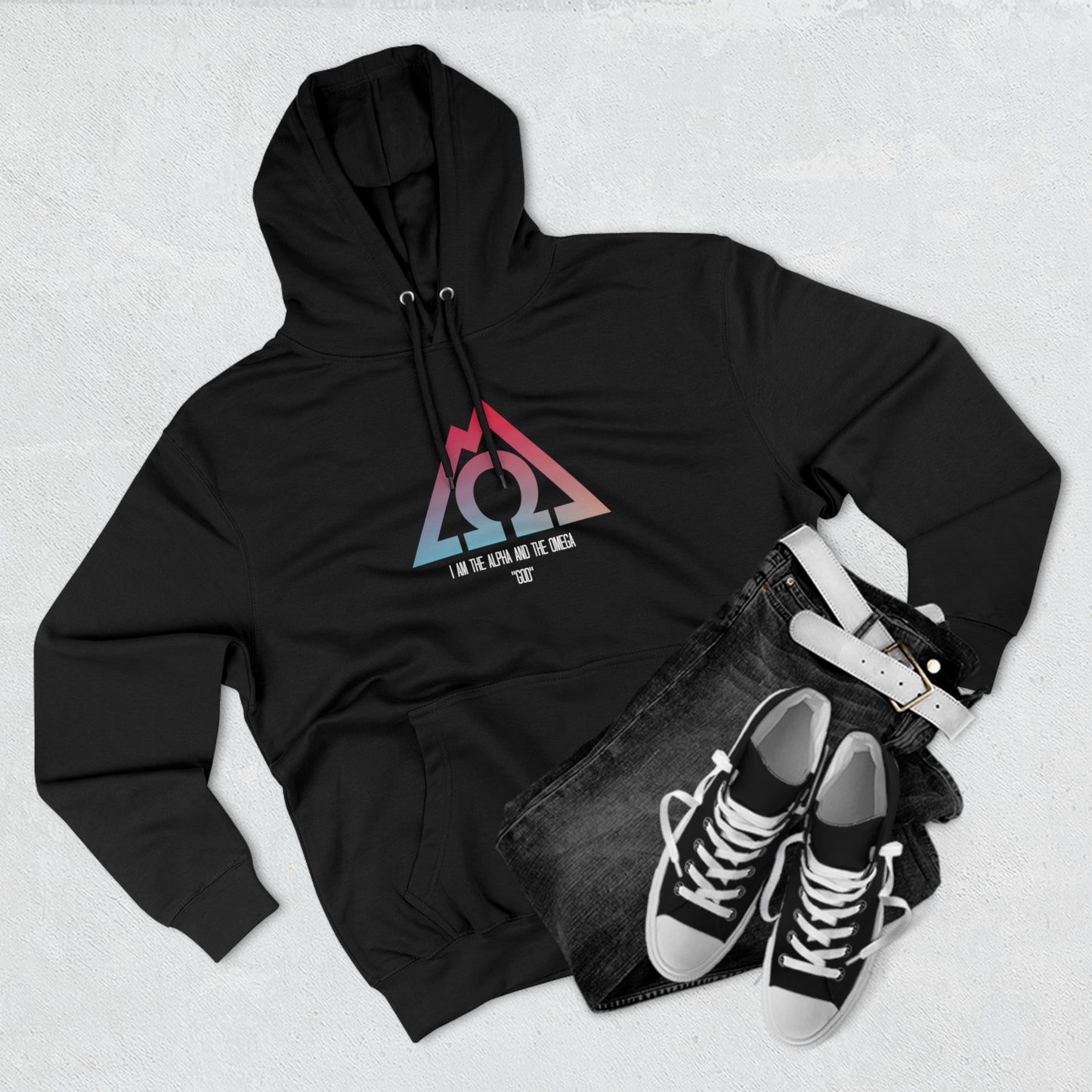 WFS ALPHA OMEGA Unisex Premium Pullover Hoodie