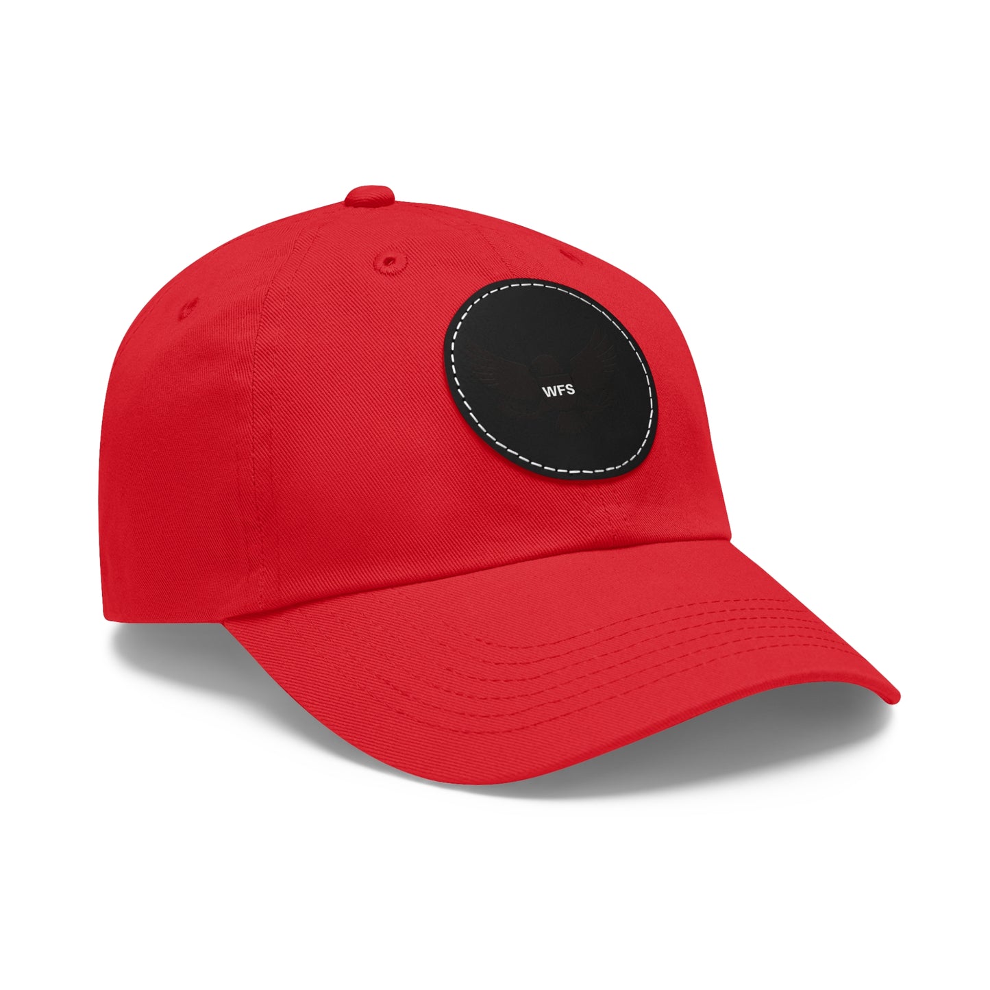WFS Eagle Dad Hat with Leather Patch (Round)