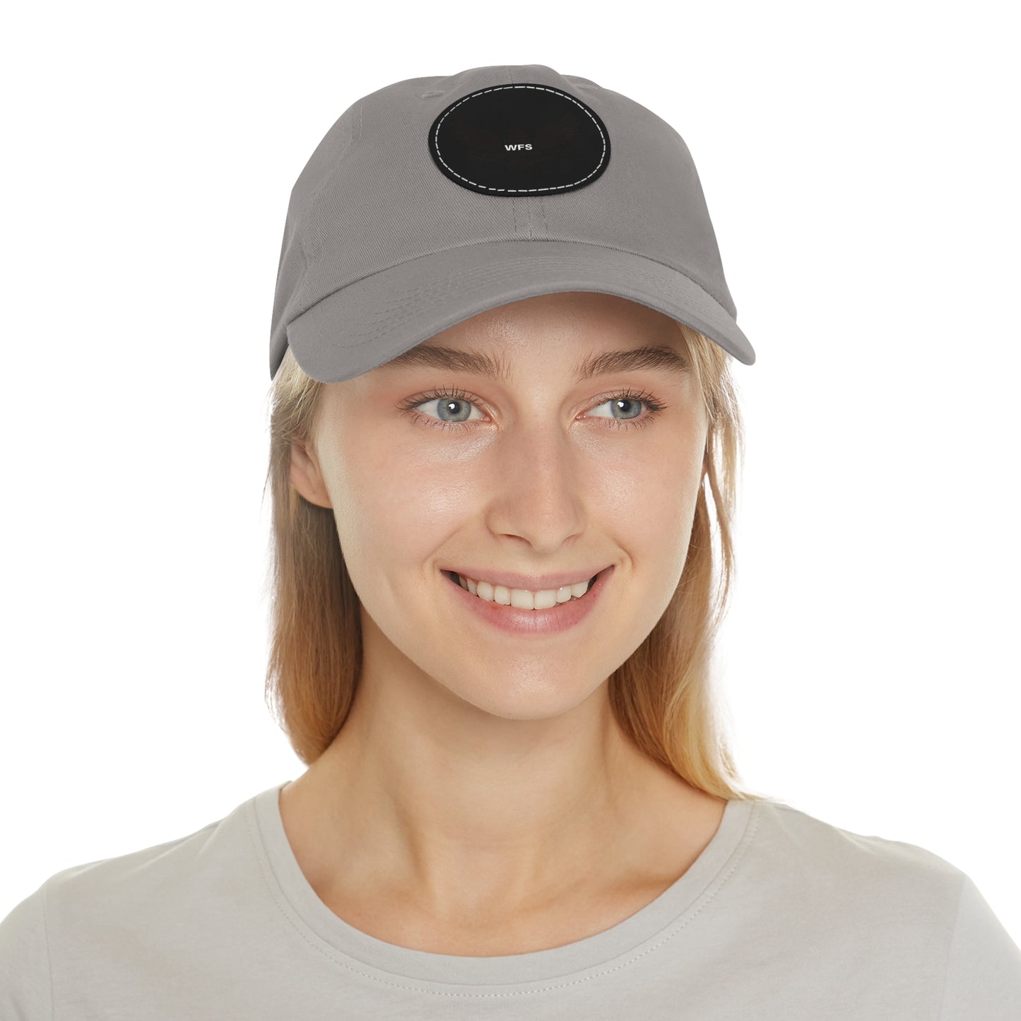 WFS Eagle Dad Hat with Leather Patch (Round)