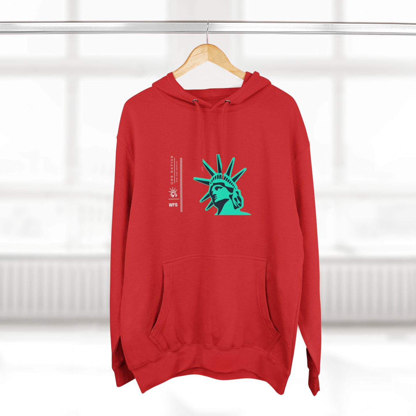 WFS Liberty Stamp Unisex Premium Pullover Hoodie