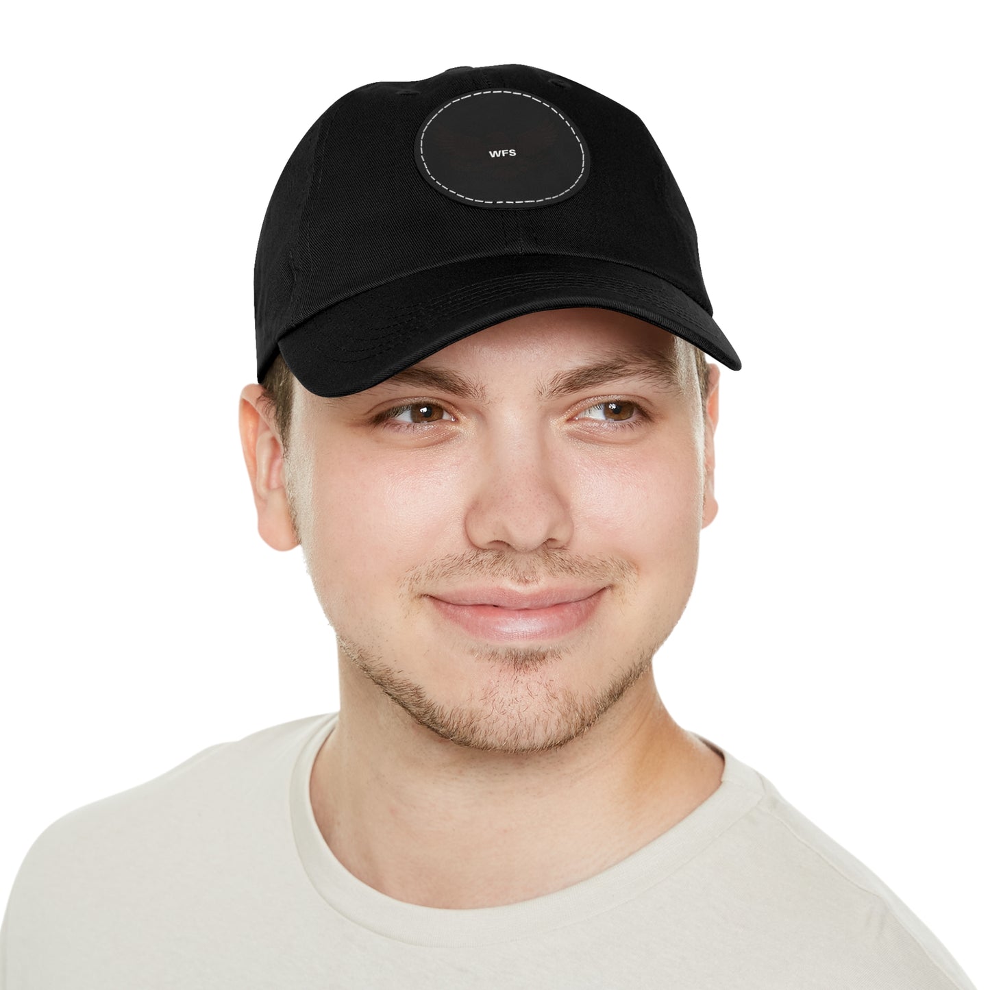 WFS Eagle Dad Hat with Leather Patch (Round)