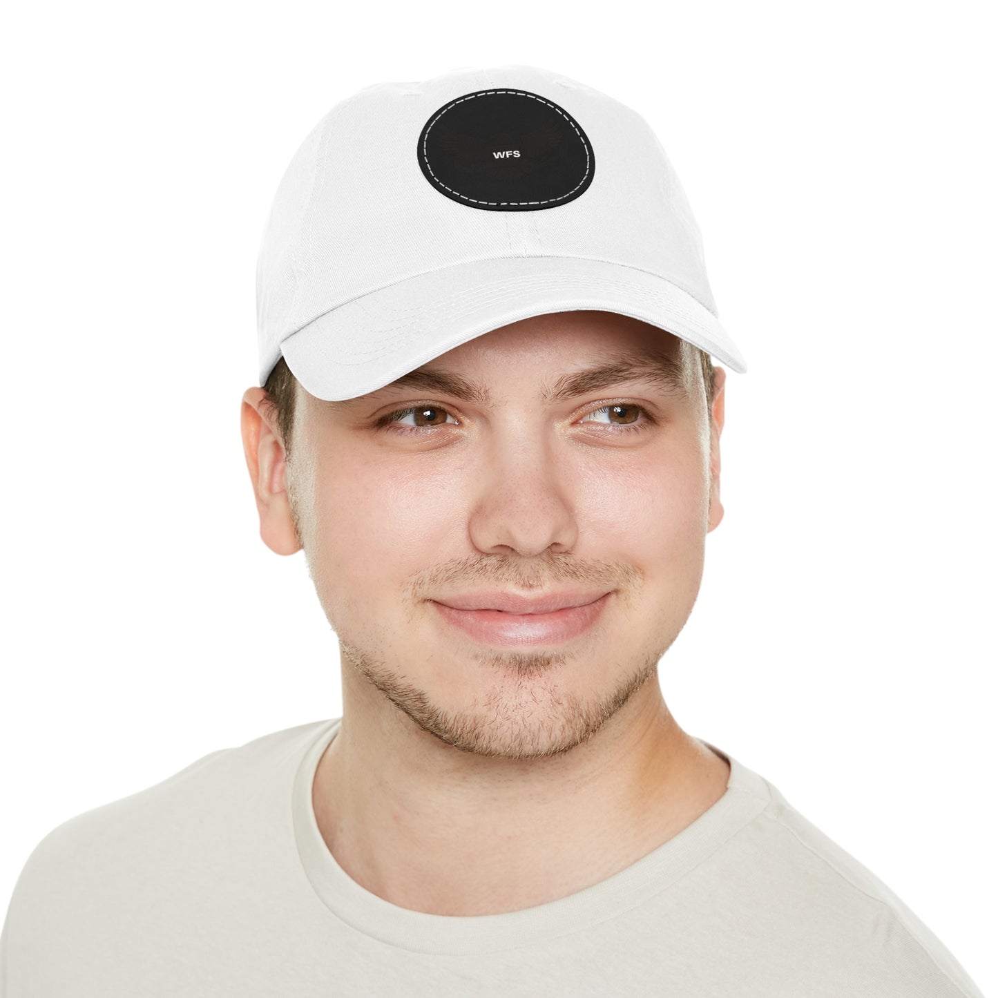 WFS Eagle Dad Hat with Leather Patch (Round)