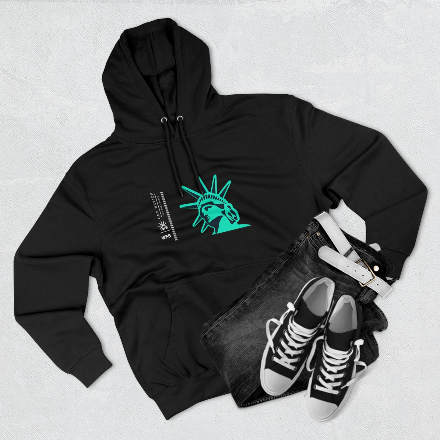 WFS Liberty Stamp Unisex Premium Pullover Hoodie