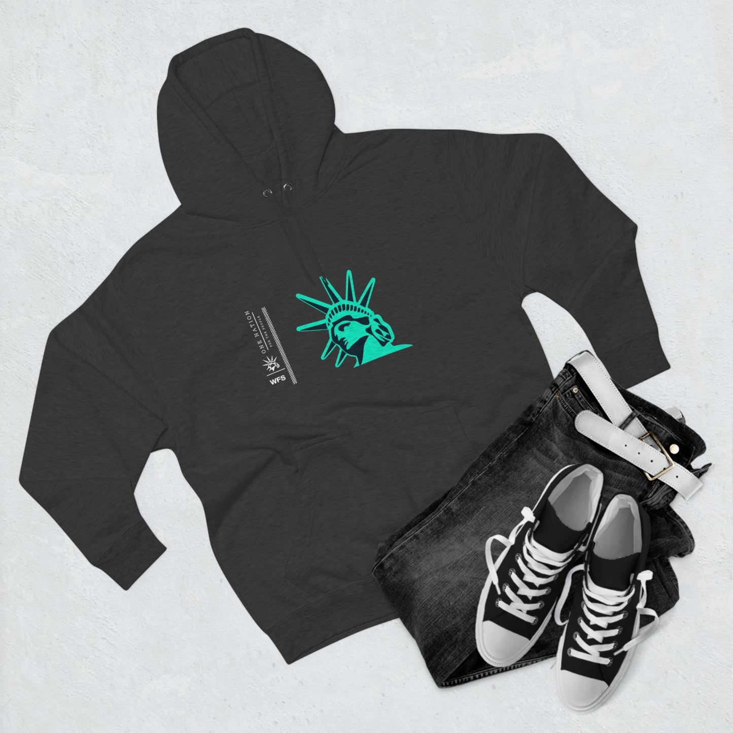 WFS Liberty Stamp Unisex Premium Pullover Hoodie