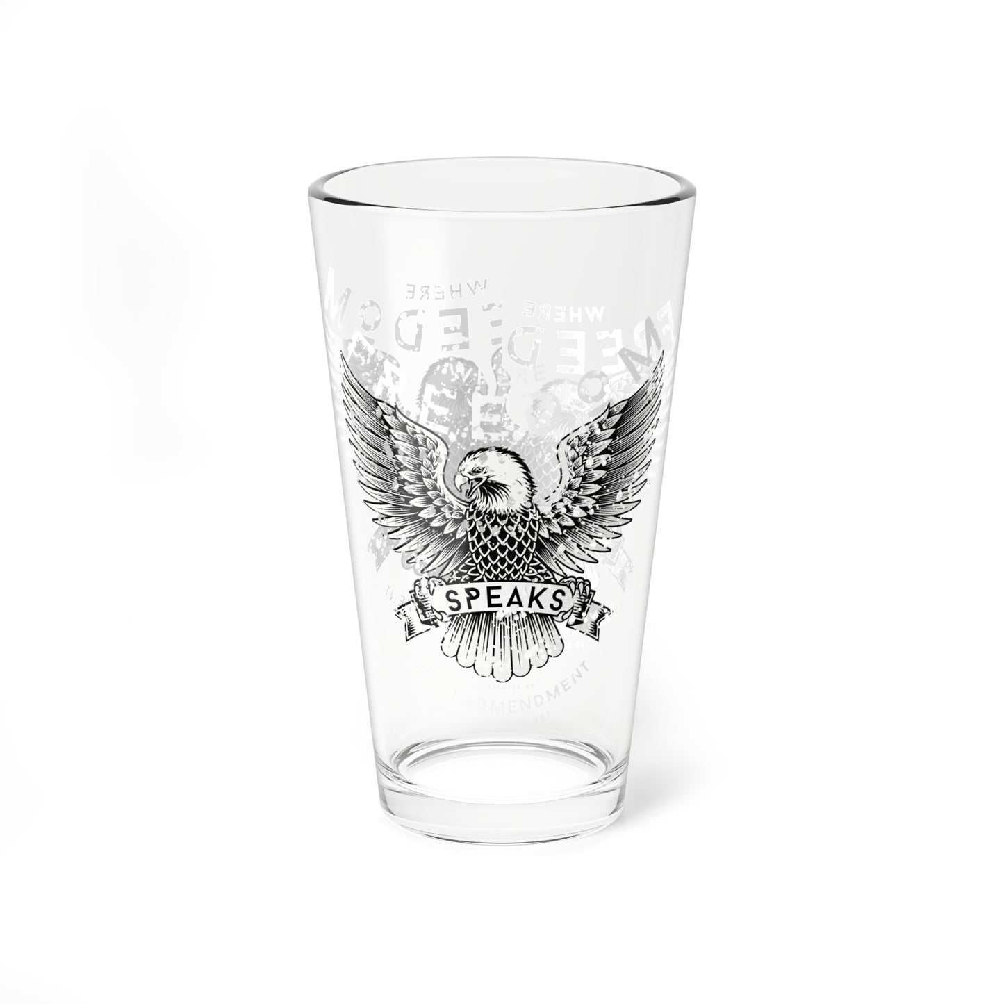 Eagle of Freedom Mixing Glass, 16oz