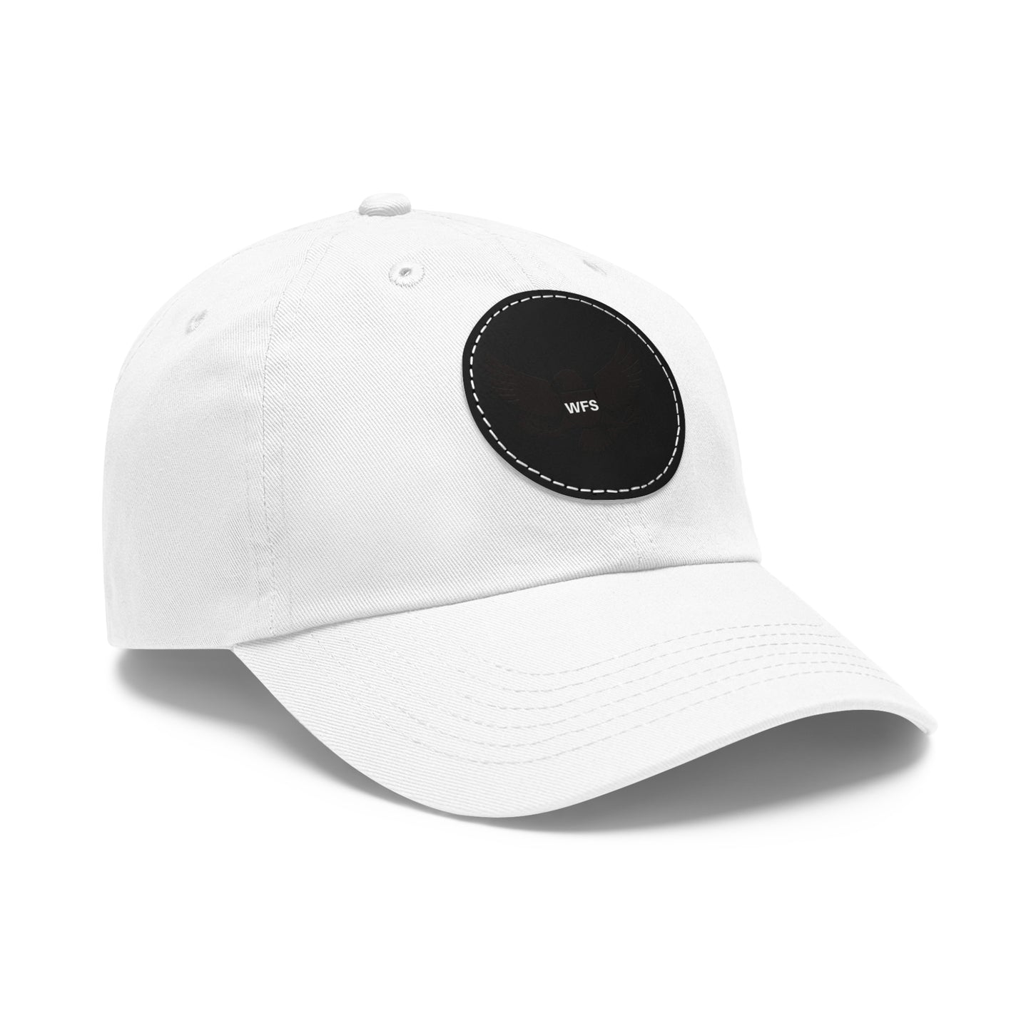 WFS Eagle Dad Hat with Leather Patch (Round)
