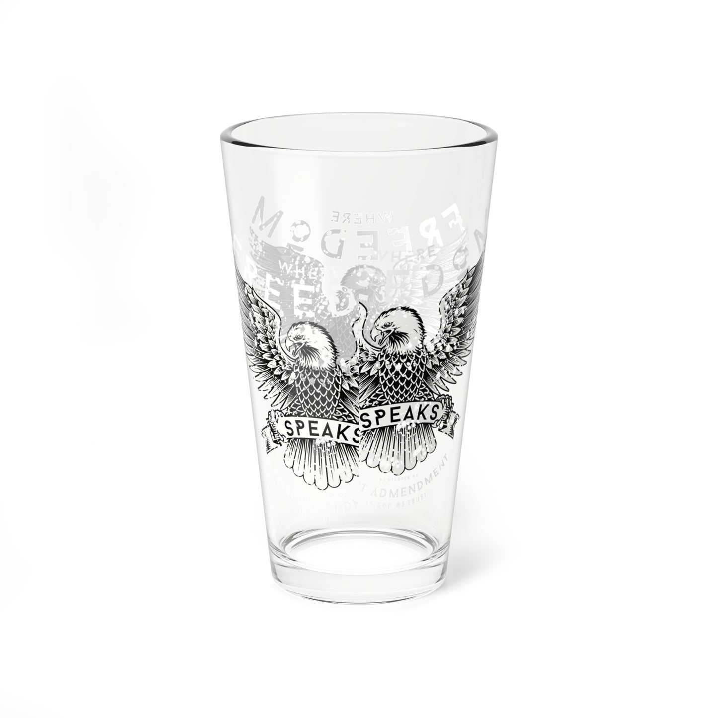 Eagle of Freedom Mixing Glass, 16oz