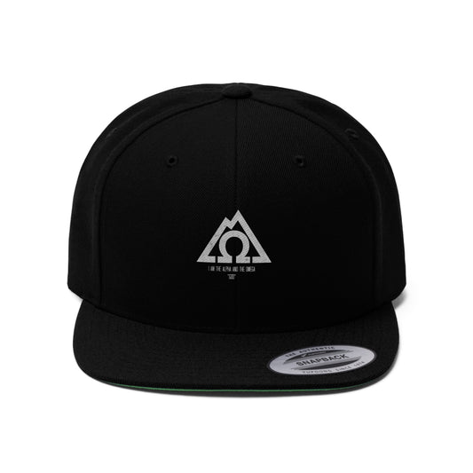 ALPHA OMEGA Unisex Flat Bill Hat