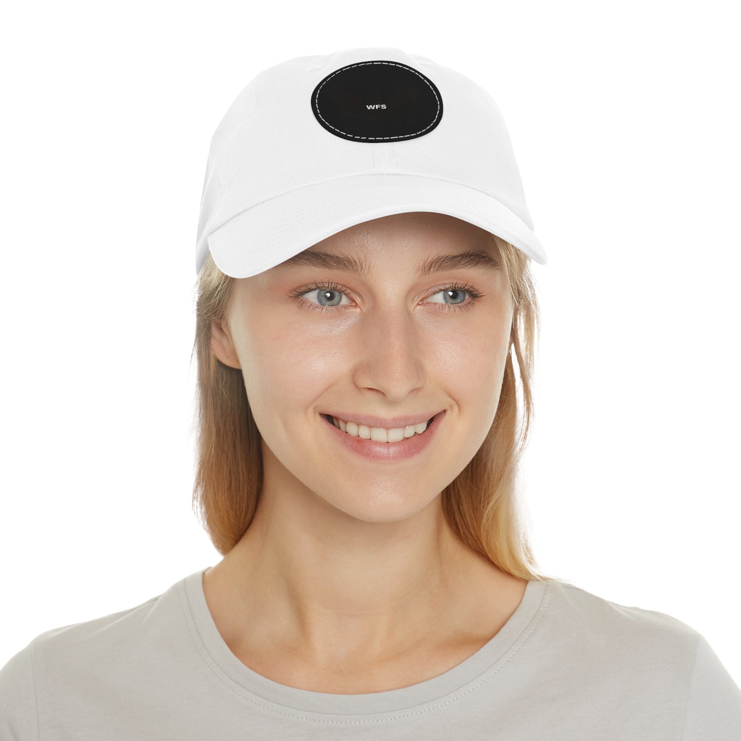WFS Eagle Dad Hat with Leather Patch (Round)