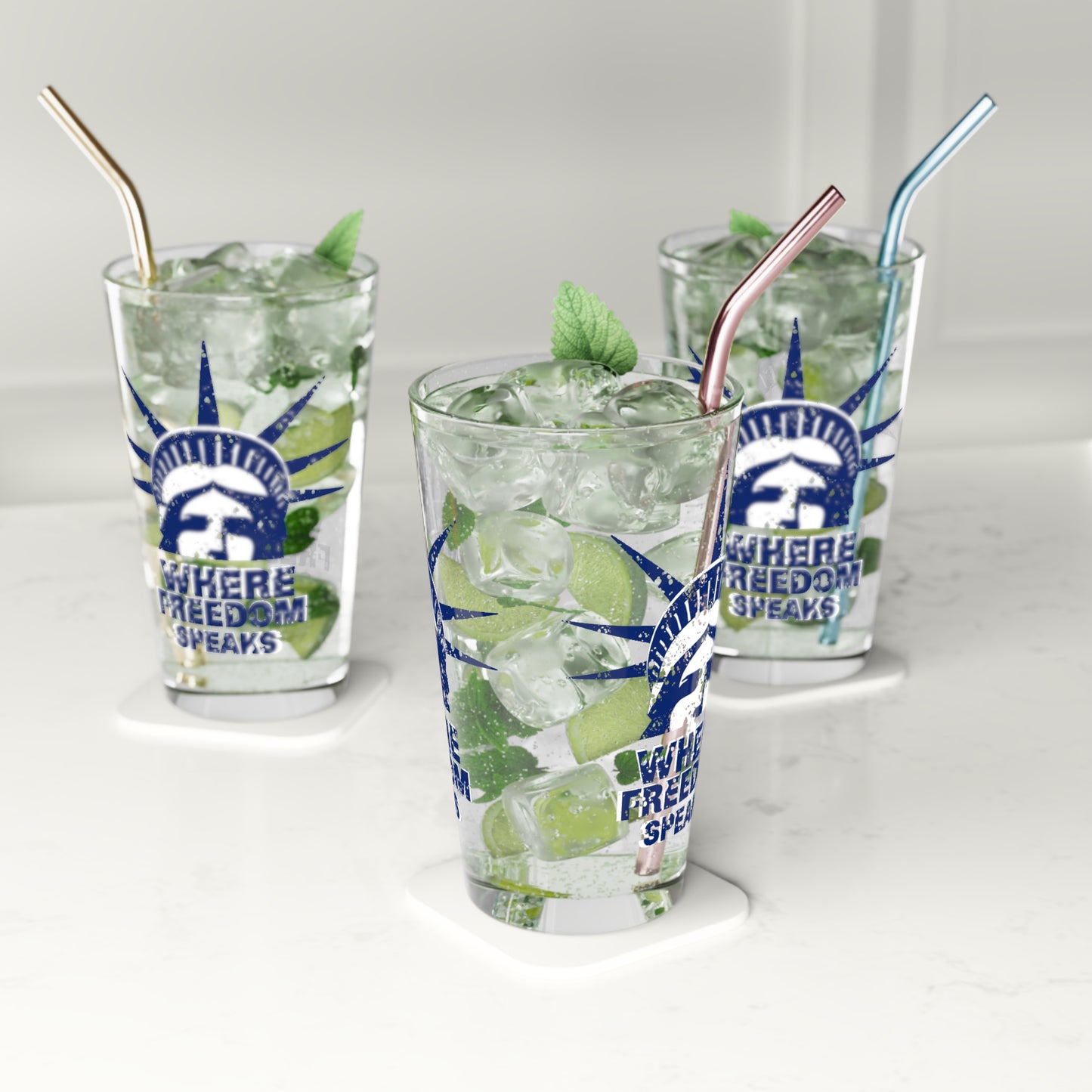 WFS Liberty Pint Glass, 16oz